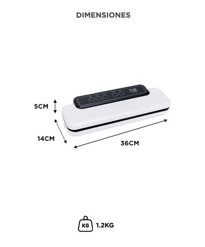 Envasadora Al Vacio Gadnic Neptuno Conservadora De Alimentos Tactil - 5