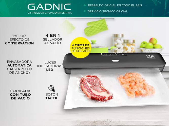 Envasadora Al Vacio Gadnic Plutón Maquina Profesional  - 1
