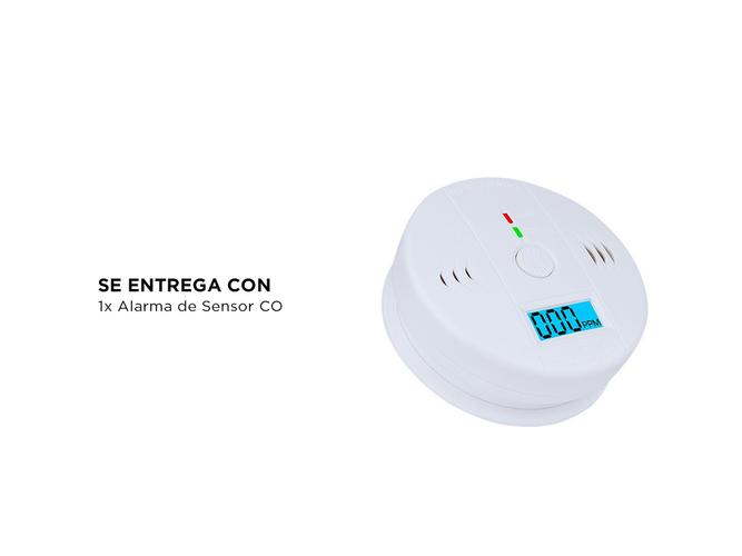 Sensor de Alarma Detector de Monóxido de Carbono Gadnic SMC2 - 5