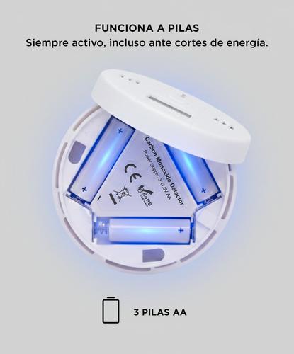 Sensor de Alarma Detector de Monóxido de Carbono Gadnic SMC2 - 4