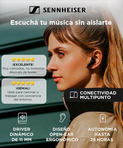 Auriculares Inalámbricos Sennheisen ACCENTUM Open Bluetooth Estuche de Carga Negro - 1