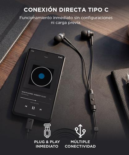 Auriculares Intrauditivos Sennheiser CX80U Cable USB-C Con Control Remoto Micrófono Integrado - 2