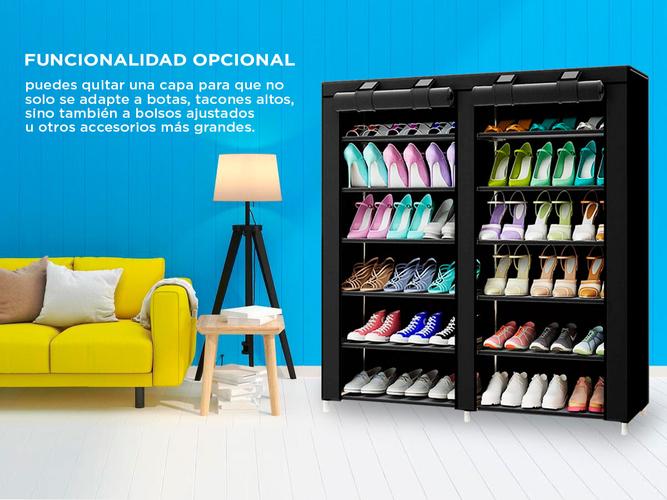 Zapatero Gadnic Rack Botinero Organizador de Calzado 12 Niveles 36 Pares Hermético - 3