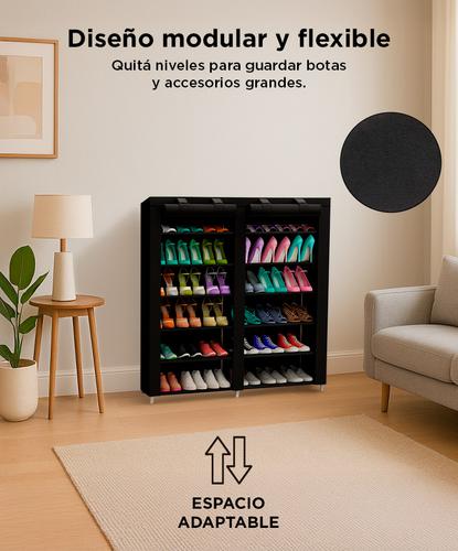 Zapatero Gadnic Rack Botinero Organizador de Calzado 12 Niveles 36 Pares Hermético - 2