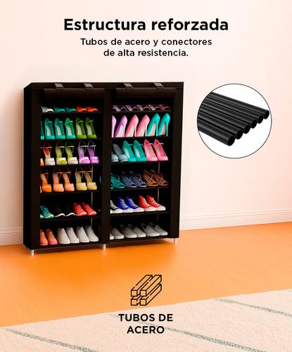 Zapatero Gadnic Rack Botinero Organizador de Calzado 12 Niveles 36 Pares Hermético - 3