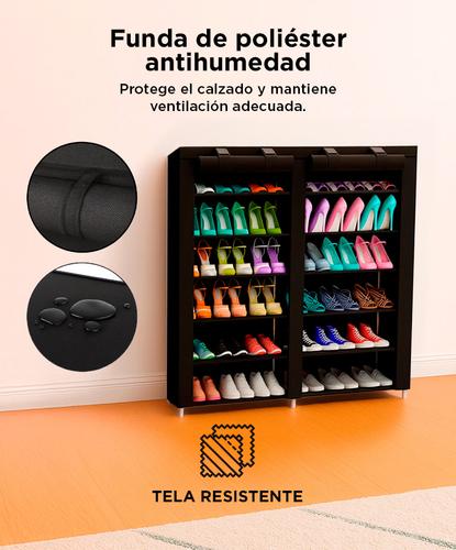 Zapatero Gadnic Rack Botinero Organizador de Calzado 12 Niveles 36 Pares Hermético - 4