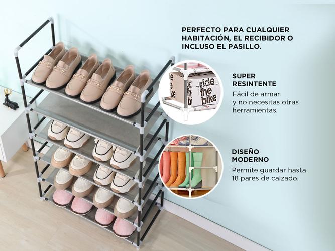 Zapatero Organizador de Calzado 6 Niveles - 2