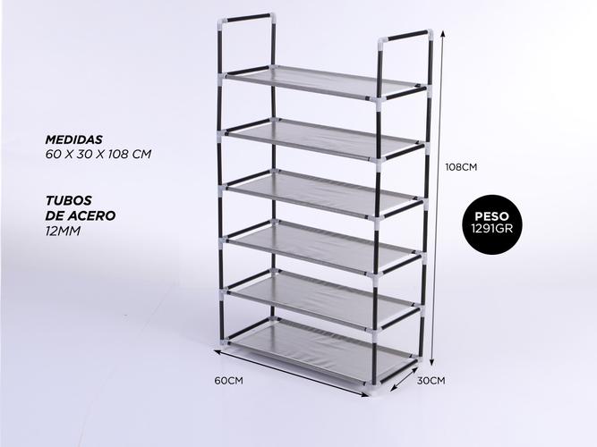 Zapatero Organizador de Calzado 6 Niveles - 4