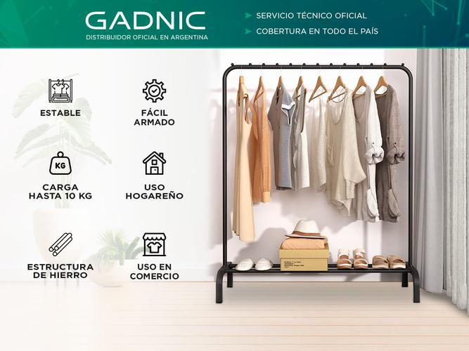 Perchero Móvil Gadnic Desarmable Portatil 1.1 mts - 1