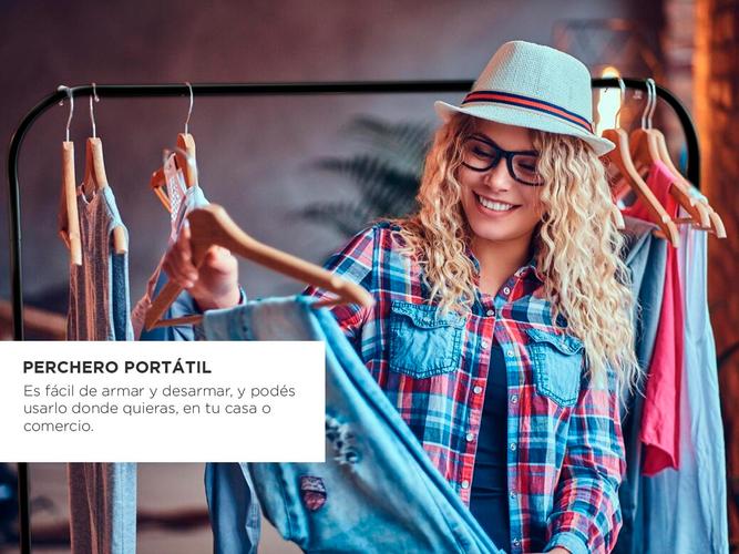 Perchero Móvil Gadnic Desarmable Portatil 1.1 mts - 3
