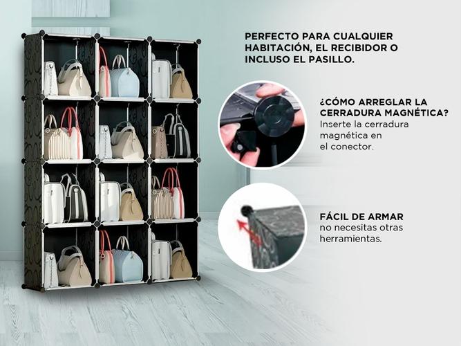 Mueble Organizador 12 Cubos Modular Gadnic Para Ropa y Juguetes - 2