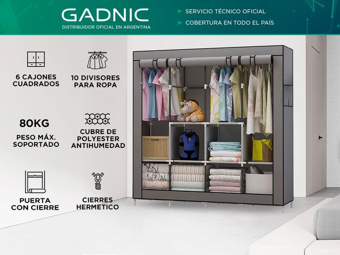Armario Mueble Organizador Gadnic SHR19 Ropa Zapatos Accesorios - 1