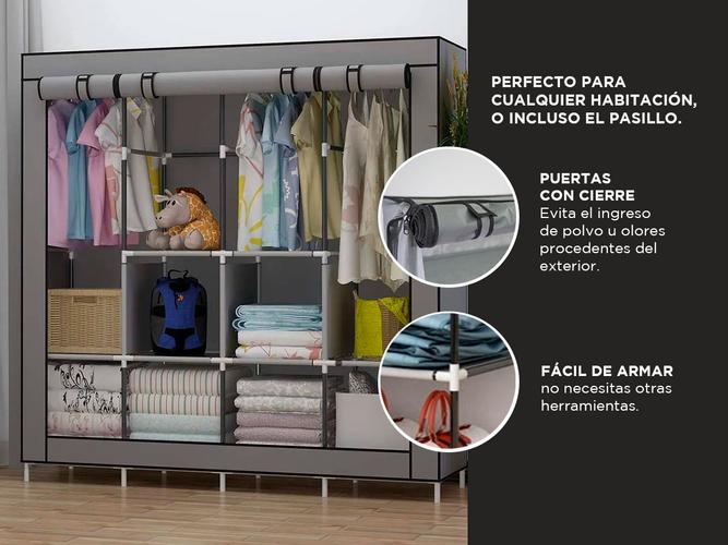 Armario Mueble Organizador Gadnic SHR19 Ropa Zapatos Accesorios - 2