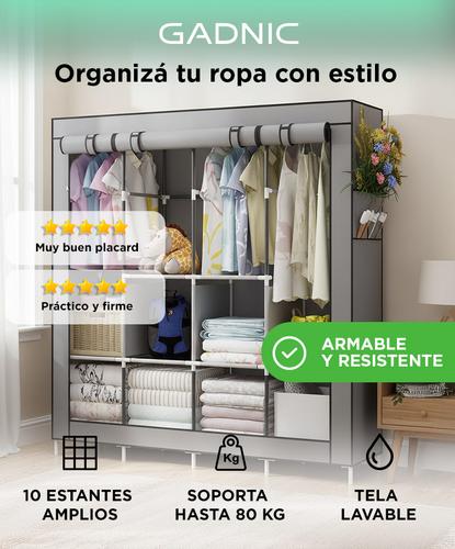 Armario Mueble Organizador Gadnic SHR19 Ropa Zapatos Accesorios - 1
