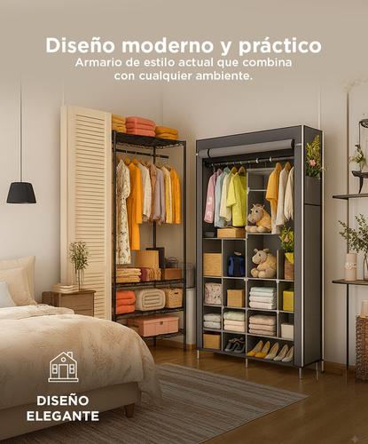 Armario Mueble Organizador Gadnic SHR19 Ropa Zapatos Accesorios - 4