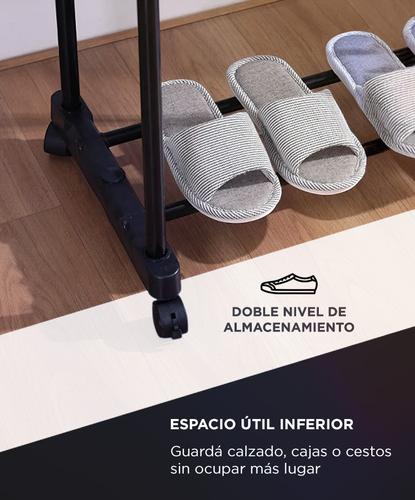 Perchero de Hierro Gadnic Reforzado Exhibidor Base Inferior  - 2