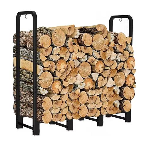 Soporte Porta Leña Gadnic Reforzado Estante Metálico Alta Resistencia Interior Exterior - 0