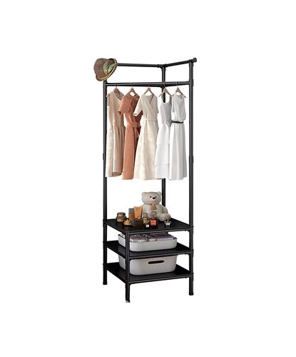 Mueble Esquinero Gadnic Organizador Con Estantes Zapatero y Perchero  - 4