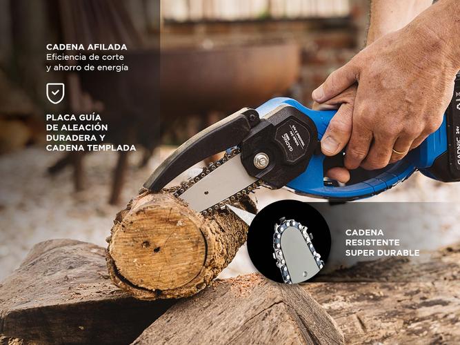 Mini Motosierra Gadnic MS2400 Recargable Inalámbrica  - 3
