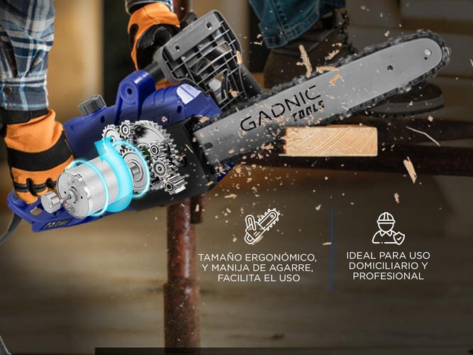 Motosierra Eléctrica Gadnic 406mm 2200w - 3