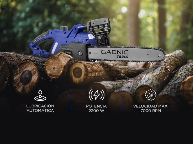 Motosierra Eléctrica Gadnic 406mm 2200w - 4