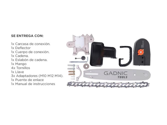 Kit de Adaptación Para Sierras Gadnic Soporte de Motosierra - 5