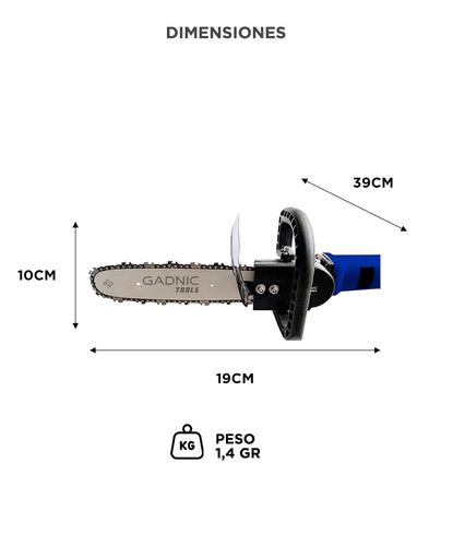 Kit de Adaptación Para Sierras Gadnic Soporte de Motosierra - 5