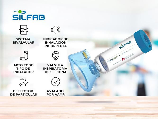 Aerocámara Con Máscara Pediátrica Silfab - 1