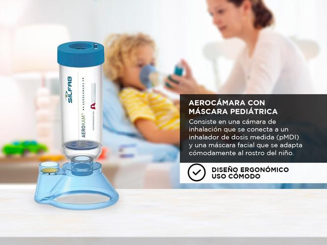 Aerocámara Con Máscara Pediátrica Silfab - 2
