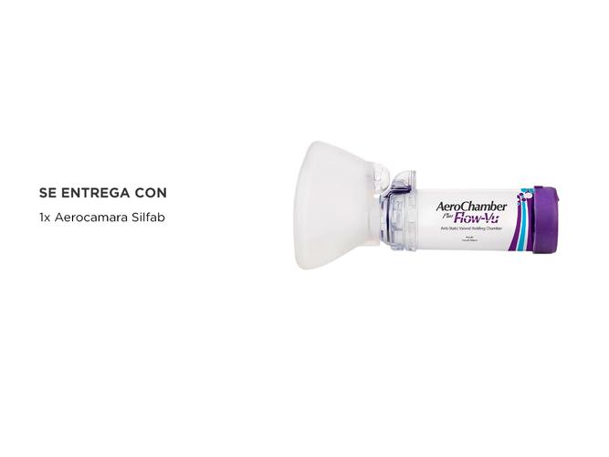 Aerocamara Silfab Adulto Aerochamber Plus Flowvu - 5