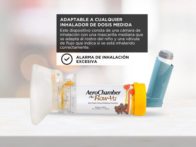 Aerocamara Silfab Aerochamber Ach06 Mascarilla Mediana Para Niños - 3