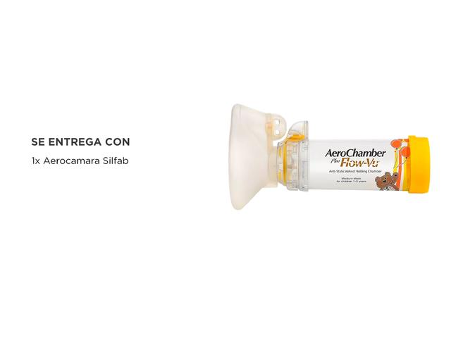 Aerocamara Silfab Aerochamber Ach06 Mascarilla Mediana Para Niños - 5