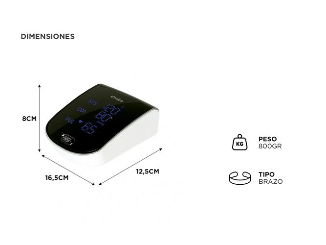 Tensiómetro Digital Silfab Bluetooth BP700i - 4