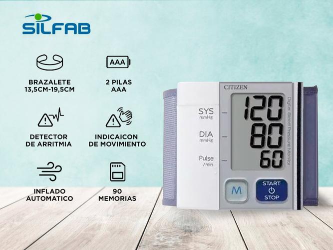 Tensiometro Digital Automatico Silfab Citizen Muñeca CH-657  - 1
