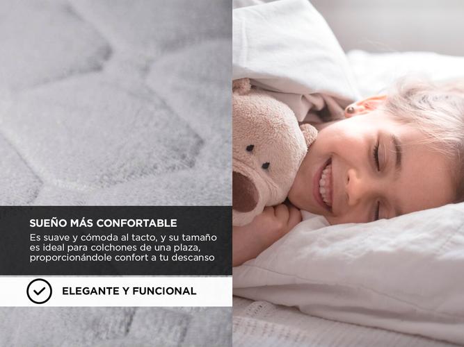 Frazada Térmica Beige 1 plaza Silfab FOD 400-B - 2