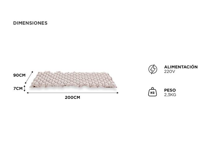 Colchon AntiEscaras Silfab 135kg Anmat beige QDC-303 - 4