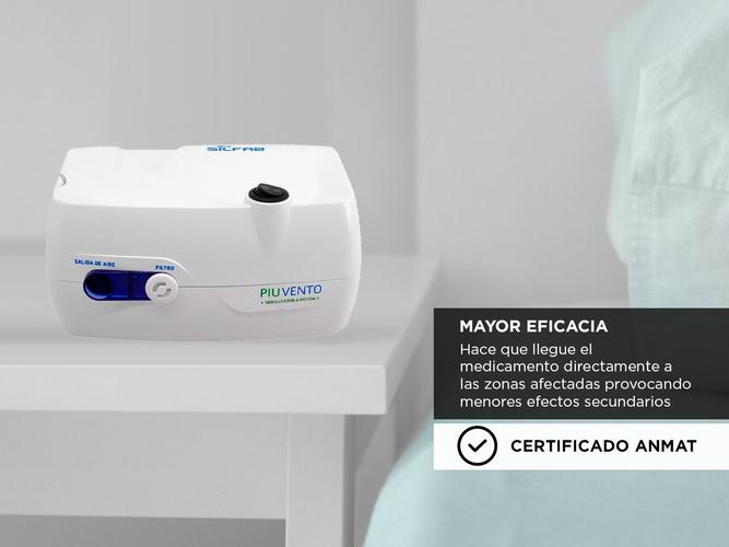 Nebulizador a Piston Silfab Piuvento N26 7ml Anmat Accesorios  - 3