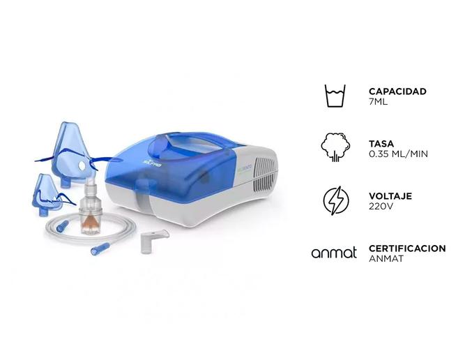 Nebulizador A Piston Silfab Neovento N27 7ml Accesorios - 4