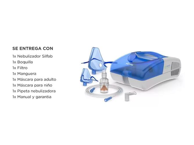 Nebulizador A Piston Silfab Neovento N27 7ml Accesorios - 5