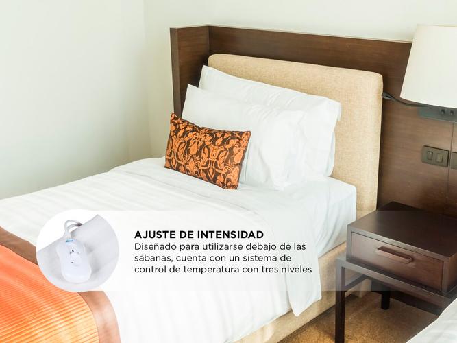 Climatizador de colchón Poliester Silfab 1 Plaza MTS 100 - 3