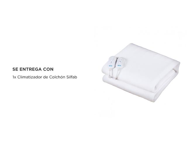Climatizador de colchón Poliester Silfab 2 Plazas MTD 100 - 5