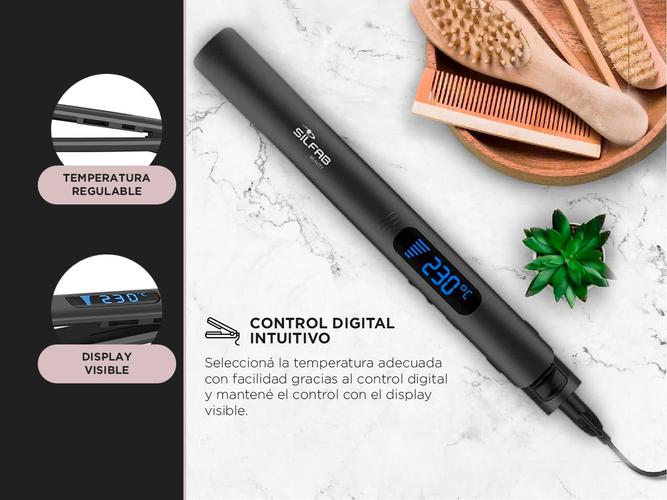 Planchita de Pelo Silfab Liss Expert BY-615 Control Digital de Temperatura - 2