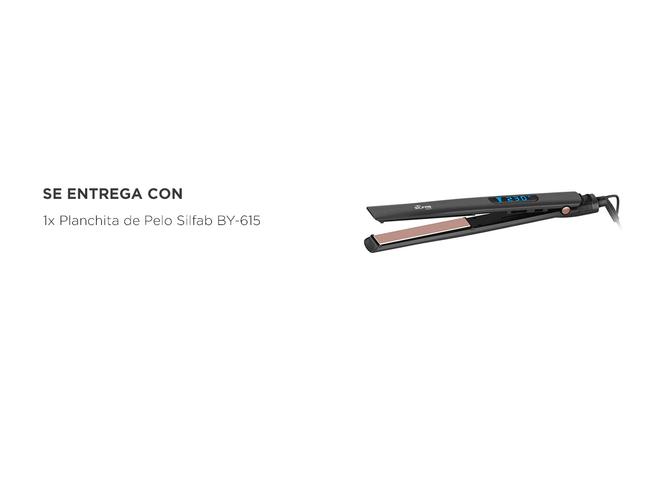 Planchita de Pelo Silfab Liss Expert BY-615 Control Digital de Temperatura - 5