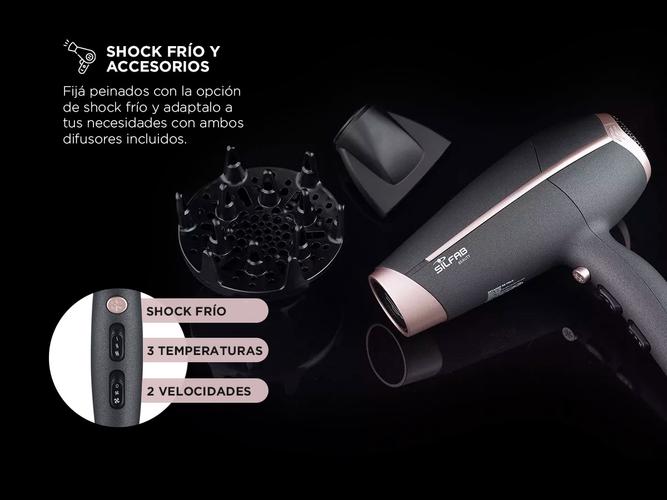 Secador de Pelo Silfab Ion Expert BY-550 con Función Cool Shot - 2