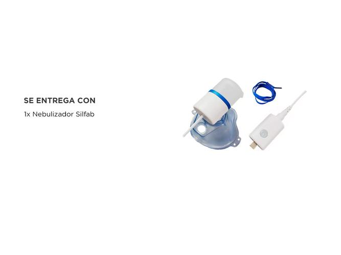 Nebulizador Mesh Nm10 Silfab Compacto Manos Libres Color Blanco - 5