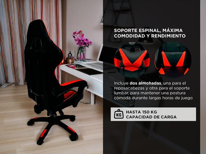 Silla Gamer Gadnic de Escritorio Ergonómica con Ruedas - 2