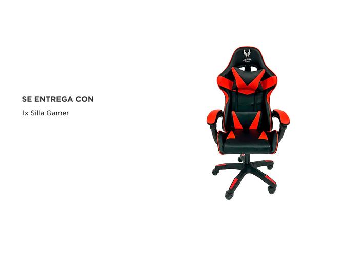 Silla Gamer Gadnic de Escritorio Ergonómica con Ruedas - 5