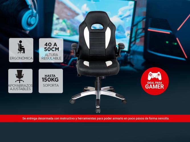 Silla Gamer Gadnic G8 Ergonómica con Ruedas y Apoyabrazos Regulable Hasta 150kg - 1