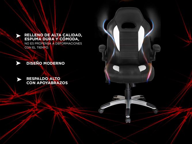 Silla Gamer Gadnic G8 Ergonómica con Ruedas y Apoyabrazos Regulable Hasta 150kg - 2