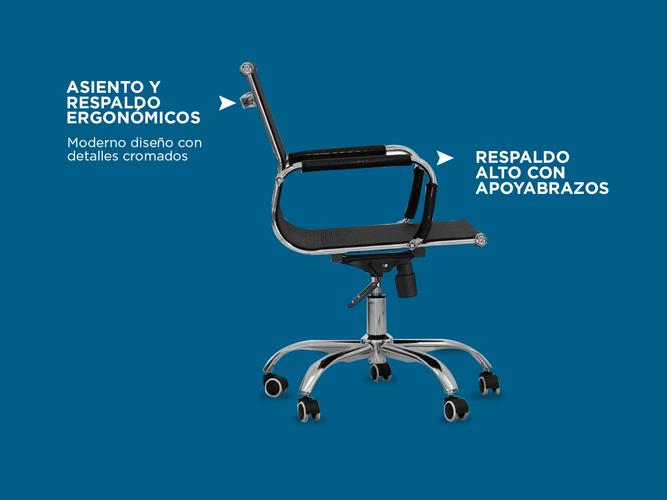 Silla de Oficina Gadnic BF-13 Mesh - 2